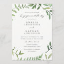 Search for leaf engagement party invitations Wreath