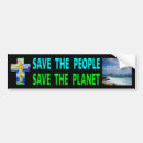 Search for save the planet bumper stickers Go green