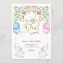 Search for elephant gender reveal invitations Boy or girl