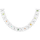 Search for funny bunting flags Colourful