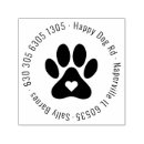 Search for dog paw print rubber stamps Lover