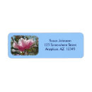 Search for magnolia flower return address labels Pink