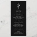 Search for black wedding menus Black and white