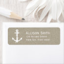 Search for rustic nautical return address labels Coastal