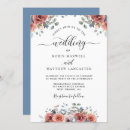 Search for dusty blue and blush wedding invitations Boho