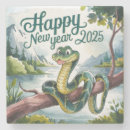 Search for happy new year coasters Green