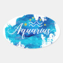 Search for aquarius zodiac sign stickers Blue
