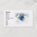 Search for fiction business cards Blue
