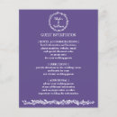 Search for wedding guest flyers Bride