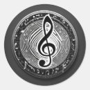 Search for circular logo stickers Black