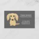 Search for dachshund business cards Wiener