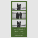 Search for forest green save the dates Minimal