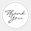 Search for black and white thank you stickers Typography