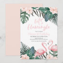 Search for tropical flamingo invitations Flamingos