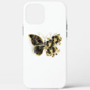 Search for flowers and butterflies iphone cases Gold