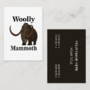 Search for prehistoric business cards Professional