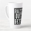 Search for straight mugs Black and white