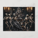 Search for dancing skeletons postcards Ai generated