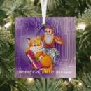 Search for purple owl christmas tree decorations Cartoon