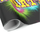 Search for paint splatter wrapping paper Birthday
