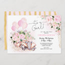Search for car baby girl shower invitations Glitter