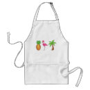 Search for tropical flamingo aprons Pineapple