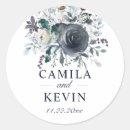 Search for pastel blue wedding stickers Hand painted