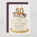 Search for autumn 50th birthday invitations Unique