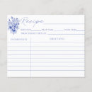 Search for antique bridal shower recipe cards Something blue