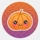 Search for cute cartoon pumpkin stickers Jack o lantern