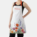 Search for purple monogram aprons Modern typography