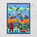 Search for boy robot postcards Retro