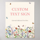 Search for wildflower wedding signs Butterflies