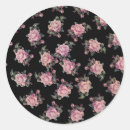 Search for floral pattern stickers Black