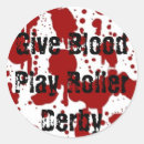 Search for murderers stickers Red