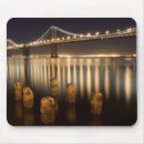 Search for bridge at night mousepads City life