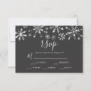 Search for silver snowflakes rsvp cards Winter wonderland