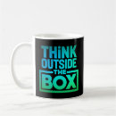 Search for thinking outside the box mugs Modern