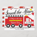 Search for fire truck baby shower invitations Cute