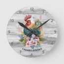 Search for vintage rooster clocks Wood