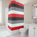 Search for black white and red shower curtains Modern