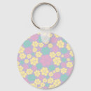 Search for purple flower pattern key rings Floral