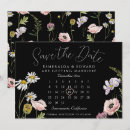 Search for botanical calendar save the dates Simple