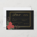 Search for red rose wedding rsvp cards Response