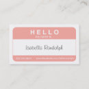 Search for tags business cards Pink