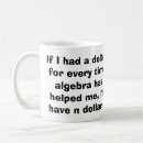 Search for nerdy mugs Math lover