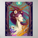 Search for art nouveau butterflies posters Flowers
