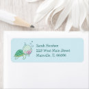 Search for cute turtle return address labels Beach