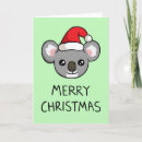 Search for koala christmas cards Cartoon