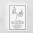 Search for 28th birthday invitations Black and white
